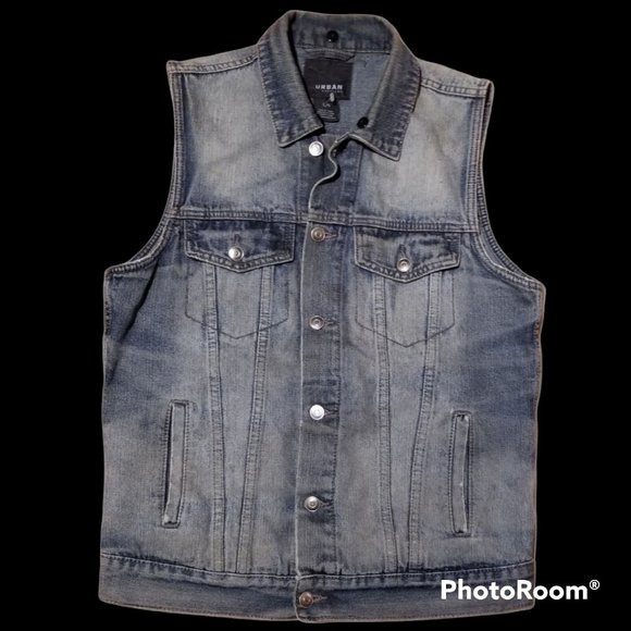 Women's URBAN HERITAGE Jean Jacket Vest (Size L) - Picture 1 of 7